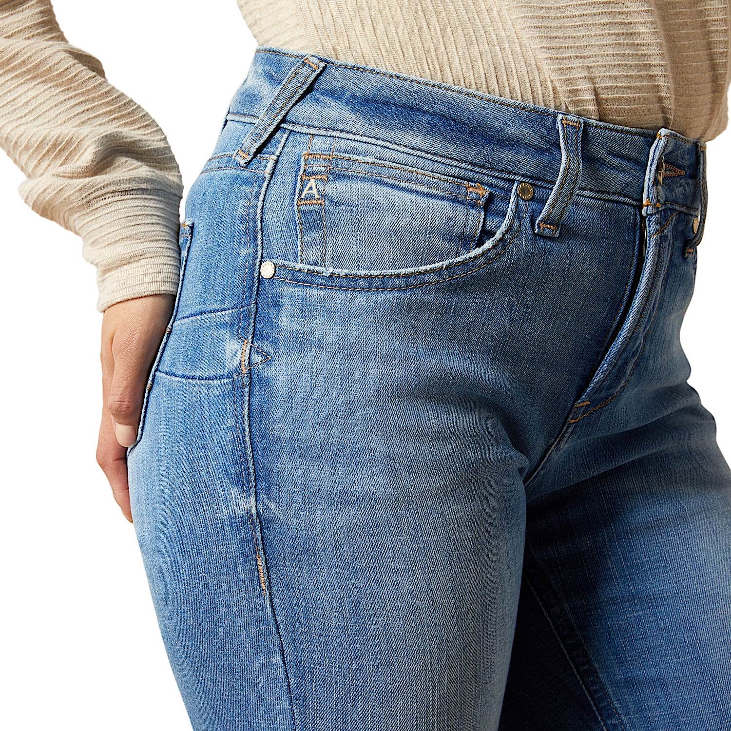 Ariat Women's High Rise Camellia Boot Cut Jeans - Glendale - Image 5
