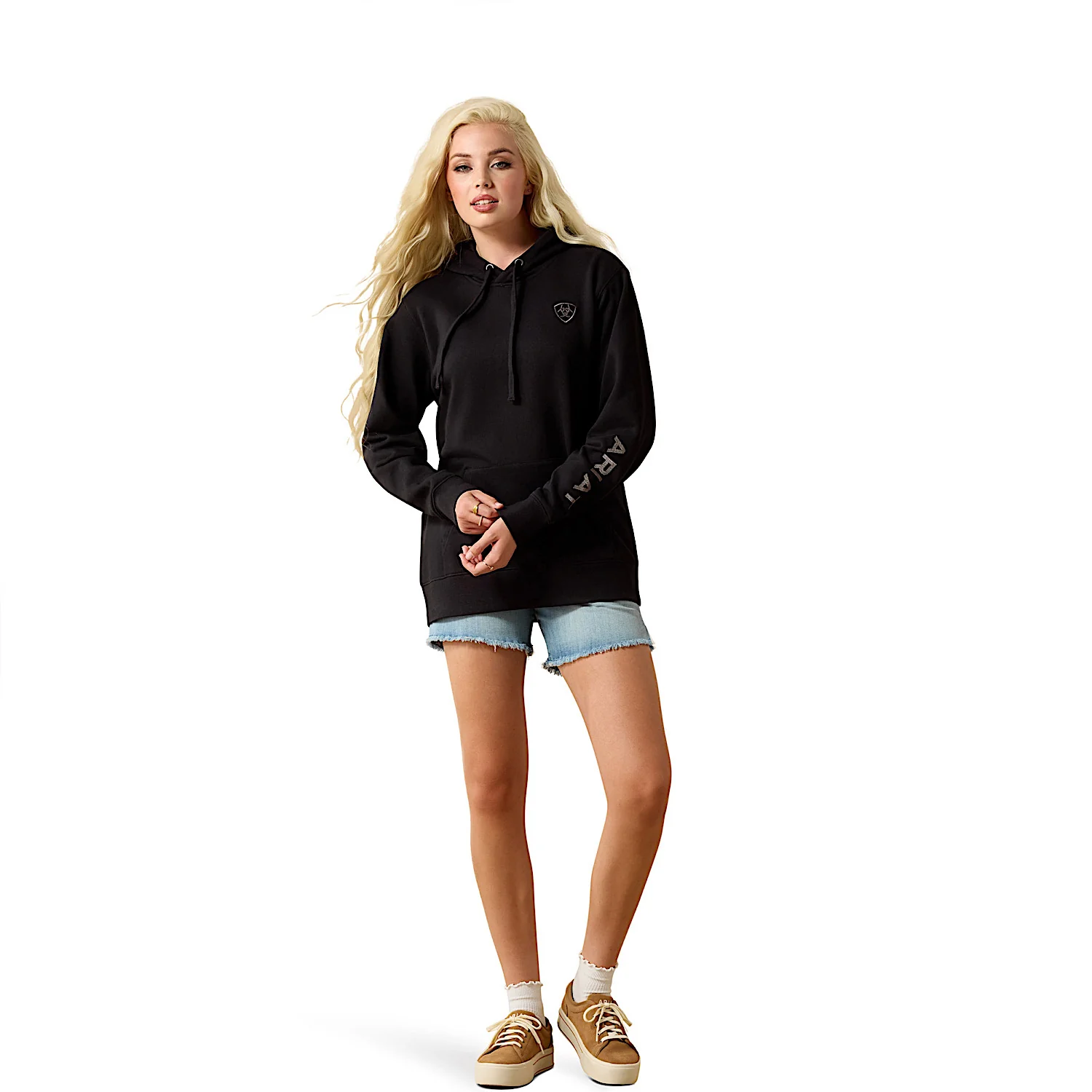 Ariat Women's Logo 2.0 Hoodie - Black - Image 3