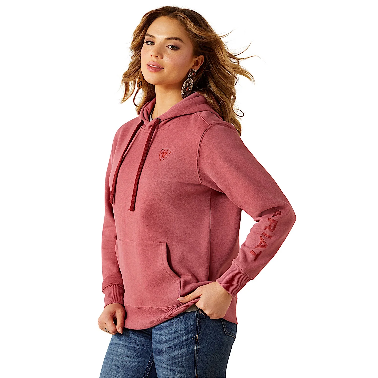 Ariat Women's Logo 2.0 Hoodie - Mauvewood
