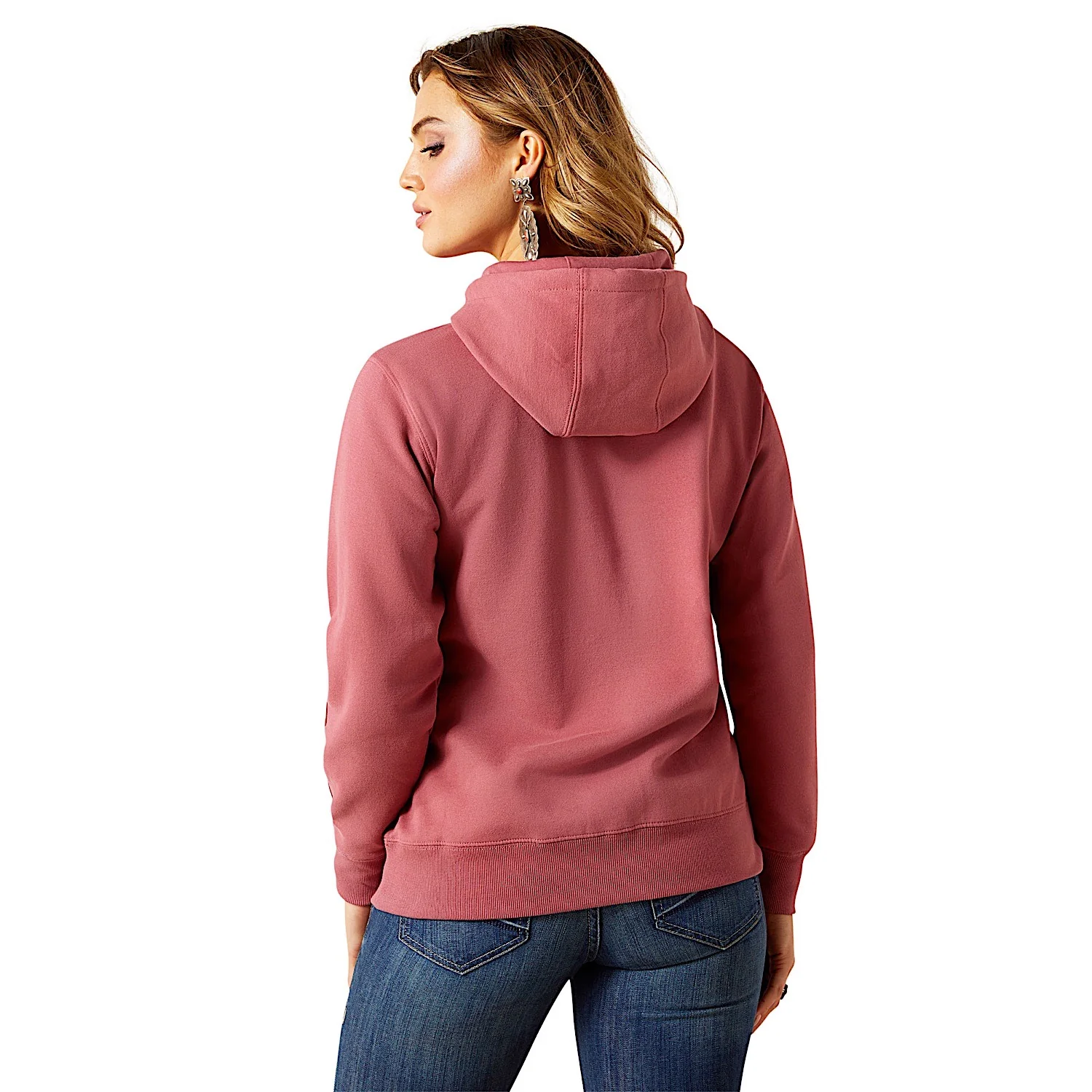 Ariat Women's Logo 2.0 Hoodie - Mauvewood - Image 2