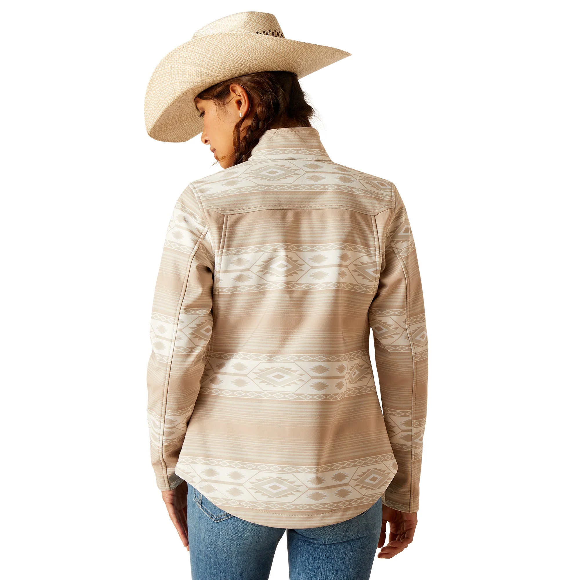 Ariat Women's New Team Softshell Jacket - Sahara - Image 2