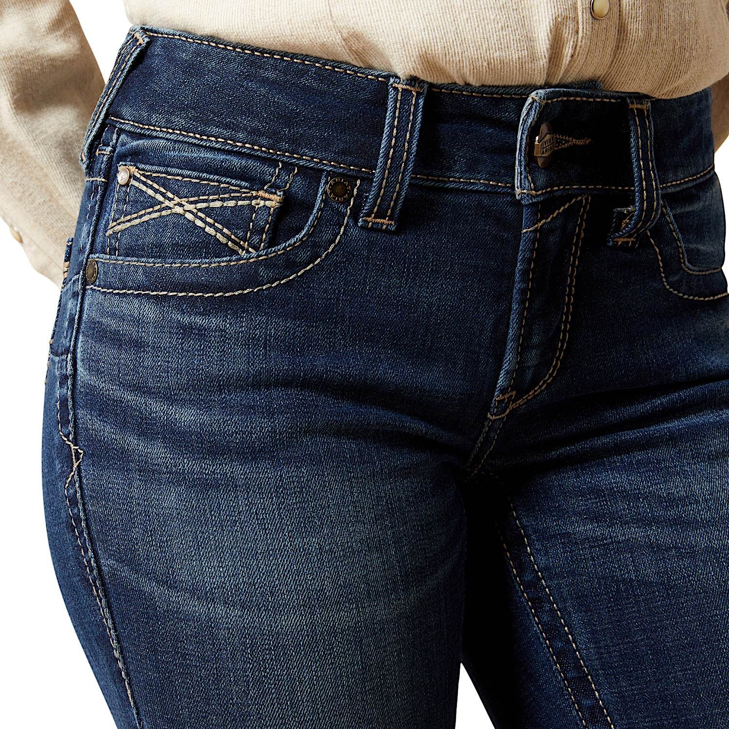 Ariat Women's Perfect Rise Adalynne Boot Cut Jeans - Barryessa - Image 5