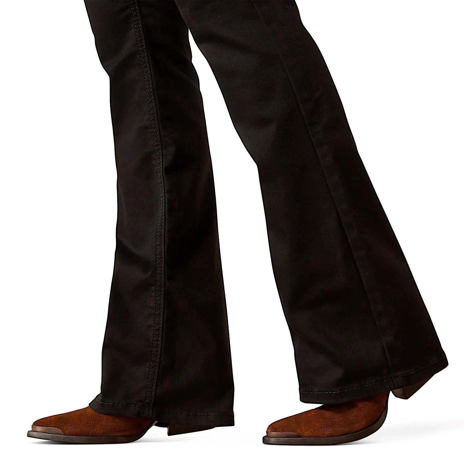 Ariat Women's Perfect Rise Boot Cut Jean - Ella Black - Image 6