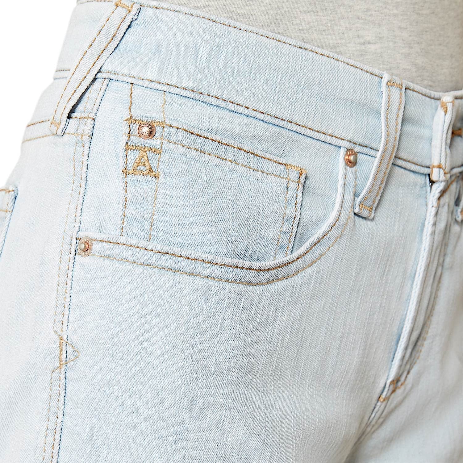 Ariat Women's Perfect Rise 5" Short - Ophelia Ice - Image 3