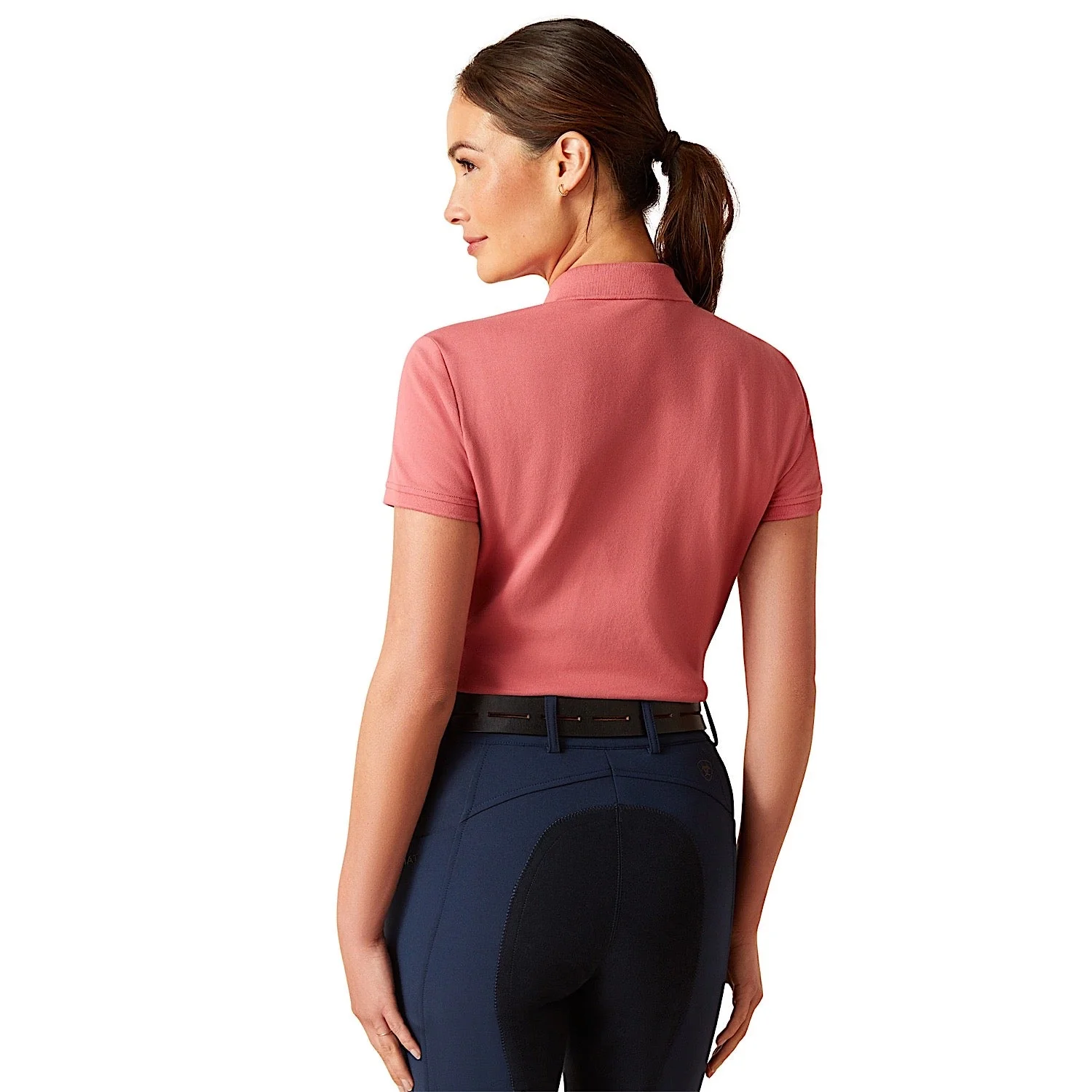 Ariat Women's Prix 2.0 Polo - Slate Rose - Image 2