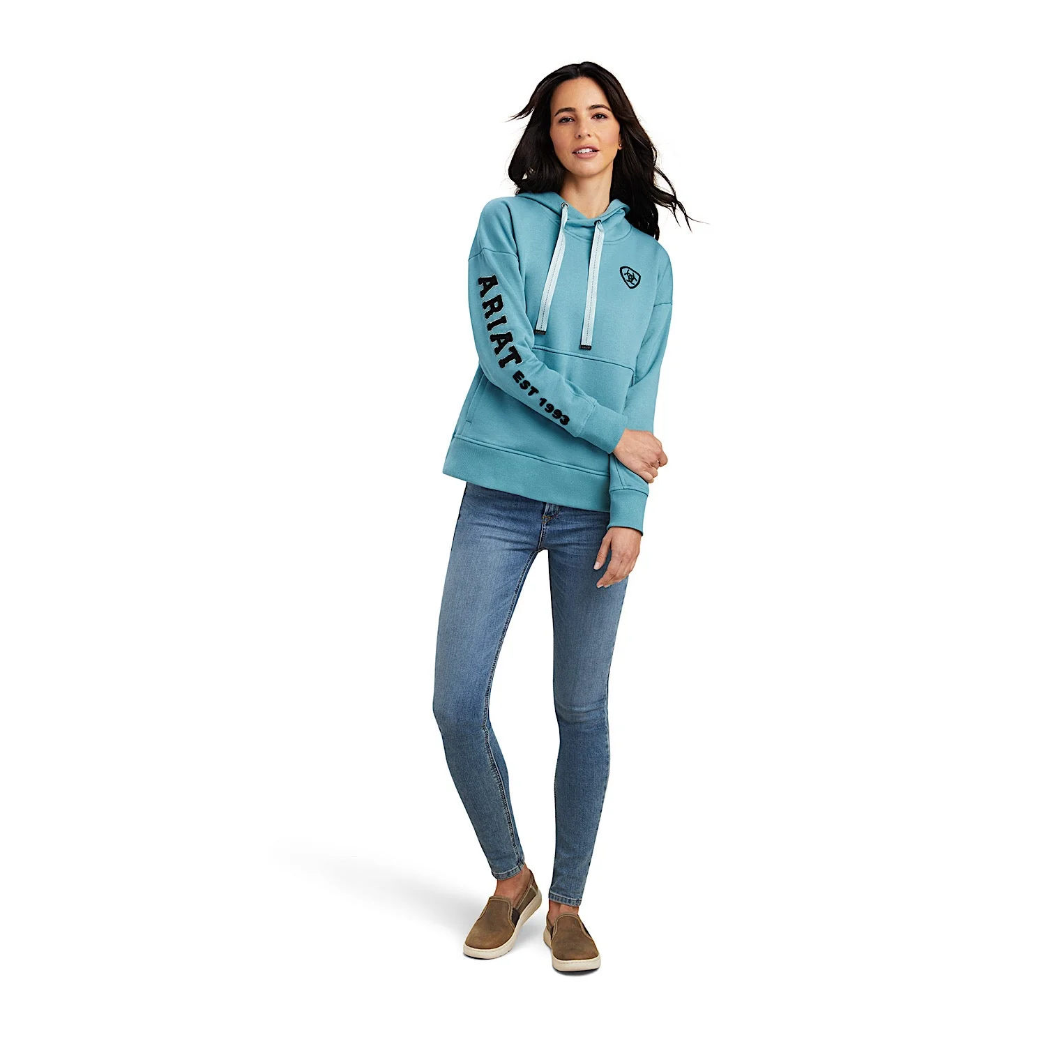 Ariat Womens Rabere Hood Arctic Heather - Image 4