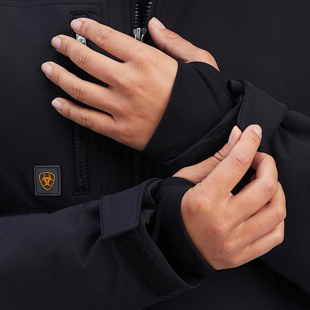 Ariat Womens Rebar Dri-Tek DuraStretch Insulated Jacket Black - Image 3