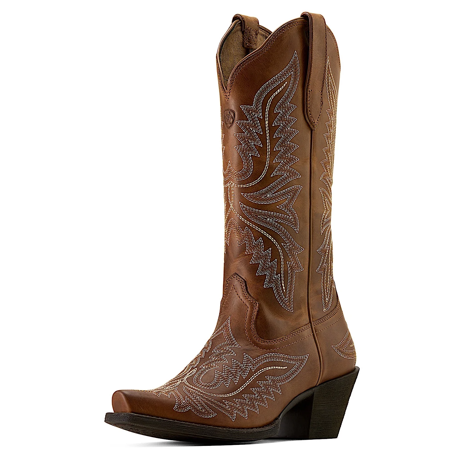 Ariat Women's Round Up Collins D Toe Western Boot - Smoked Wheat