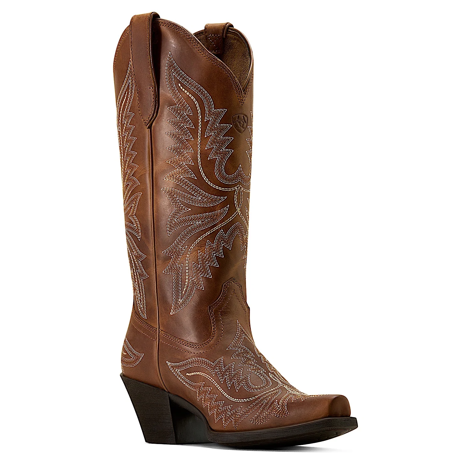 Ariat Women's Round Up Collins D Toe Western Boot - Smoked Wheat - Image 6