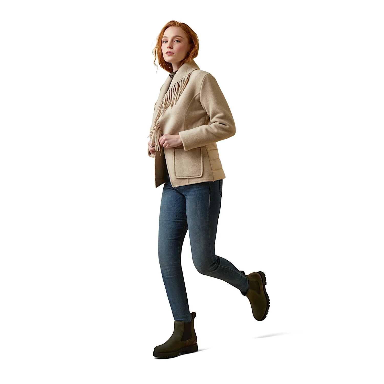 Ariat Women's Sausalito Coat - Oatmeal - Image 3
