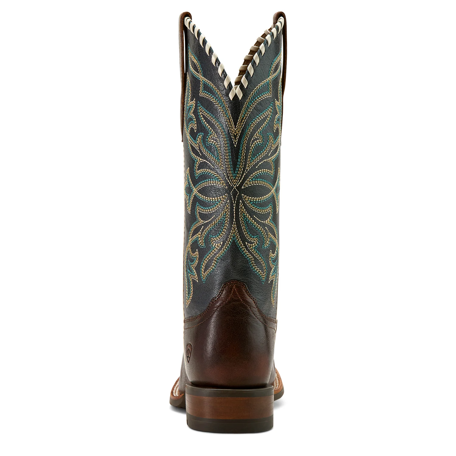 Ariat Women's Showdown Western Boot - Espresso/Textured Blue - Image 2