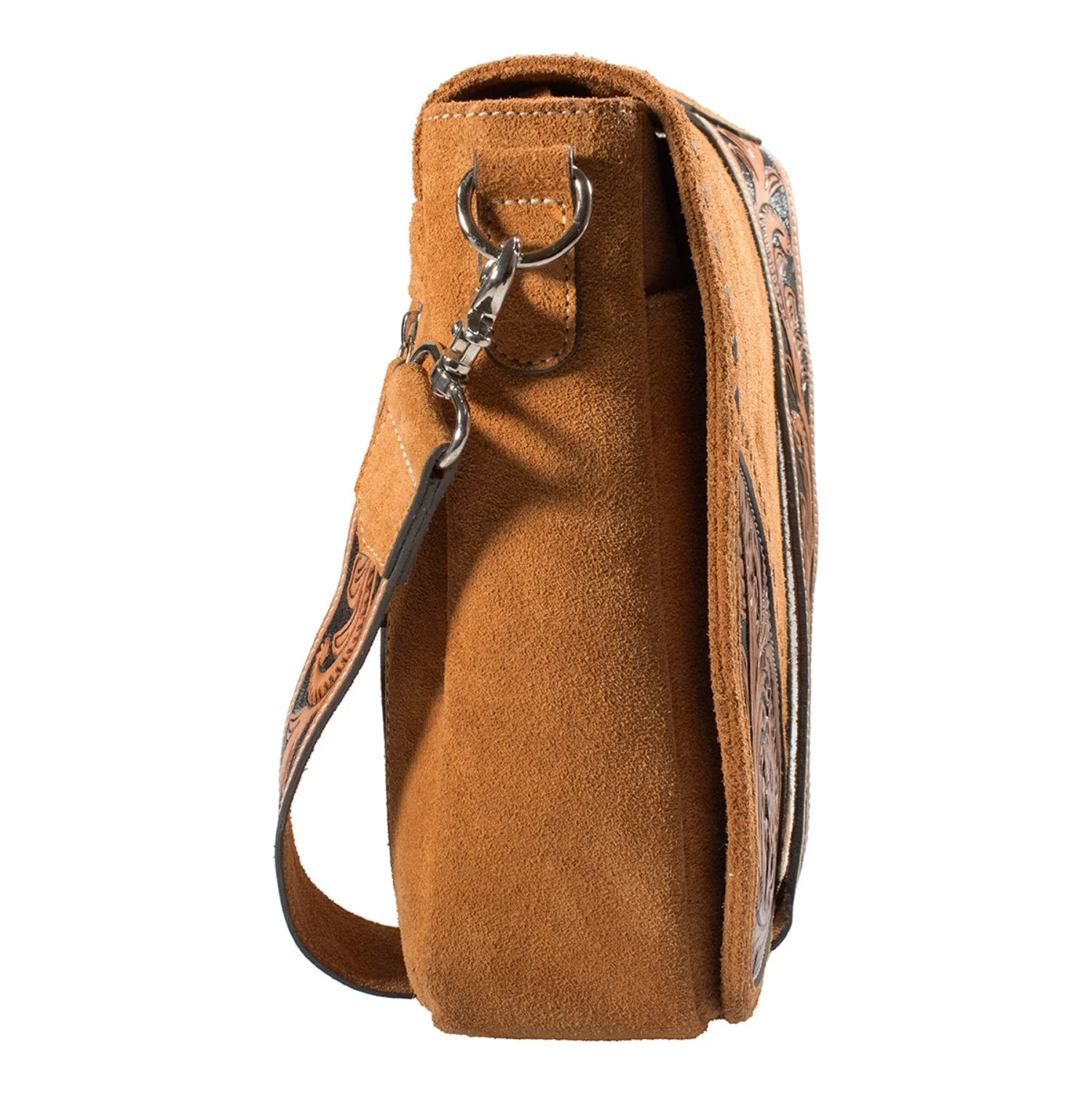 Ariat Women's Sierra Shoulder Bag - Roughout Tan - Image 4
