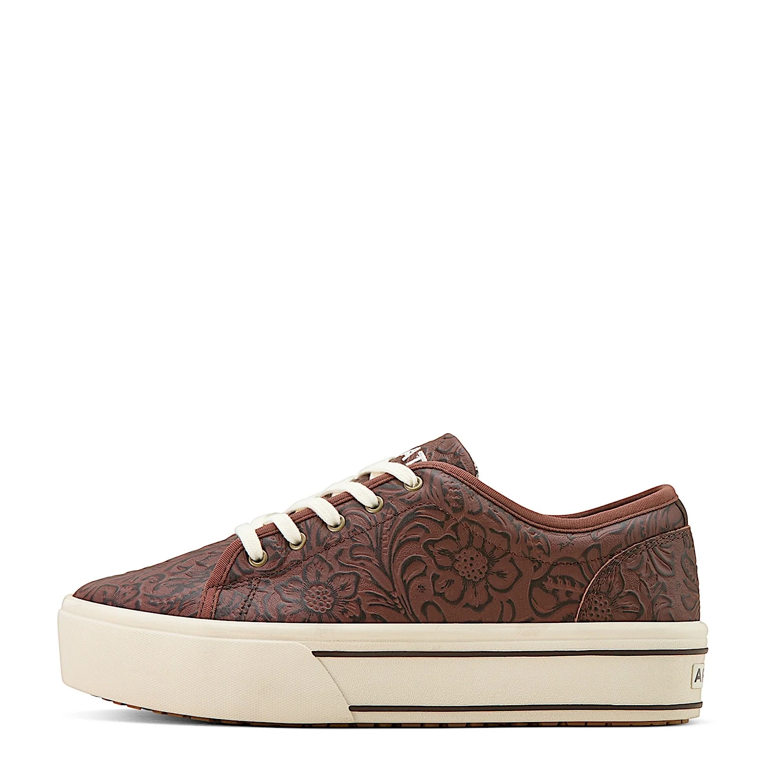 Ariat Women's Skylar Shoe - Brown Floral Emboss - Image 2