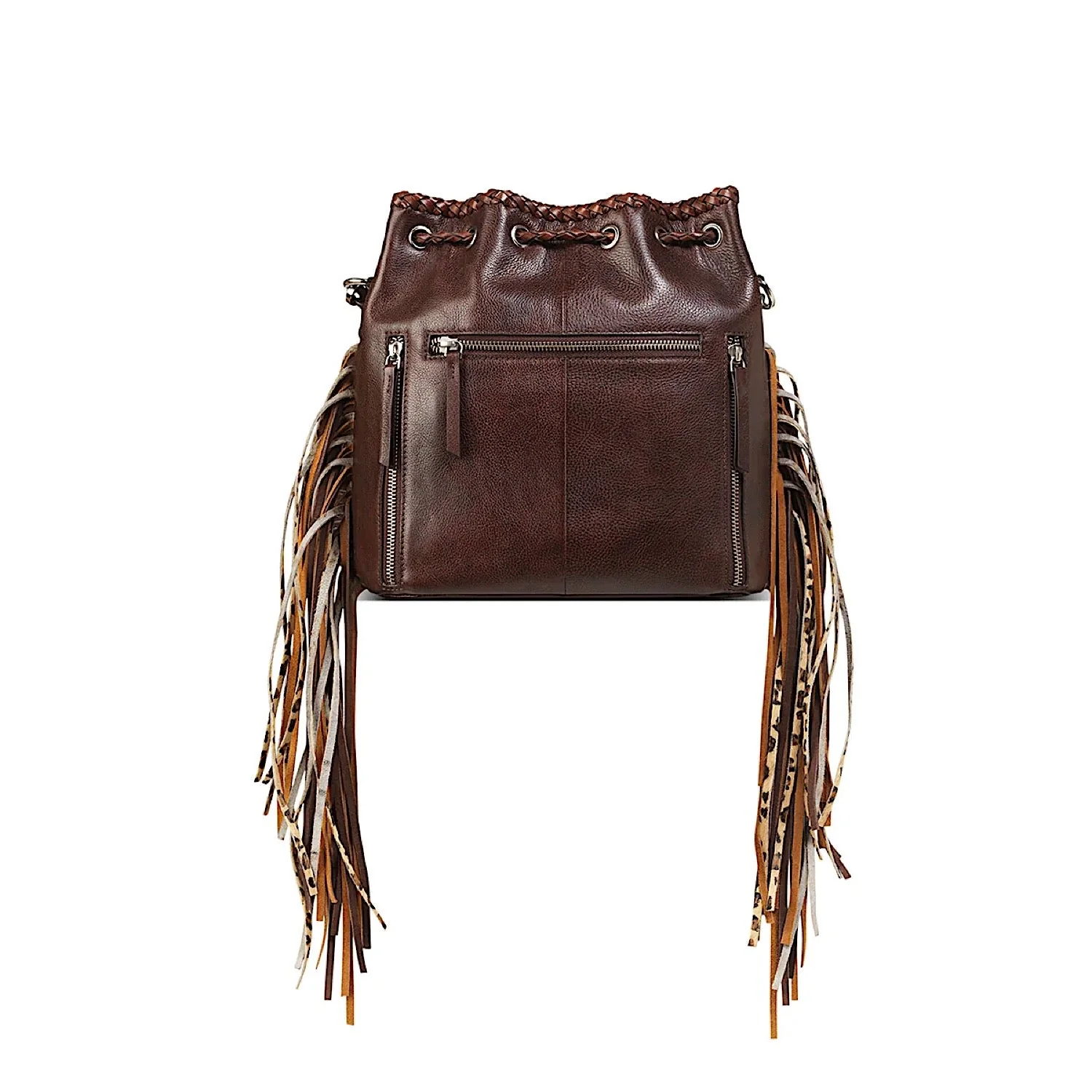 Ariat Women's Thelma Leather Bucket Bag - Dark Brown - Image 2