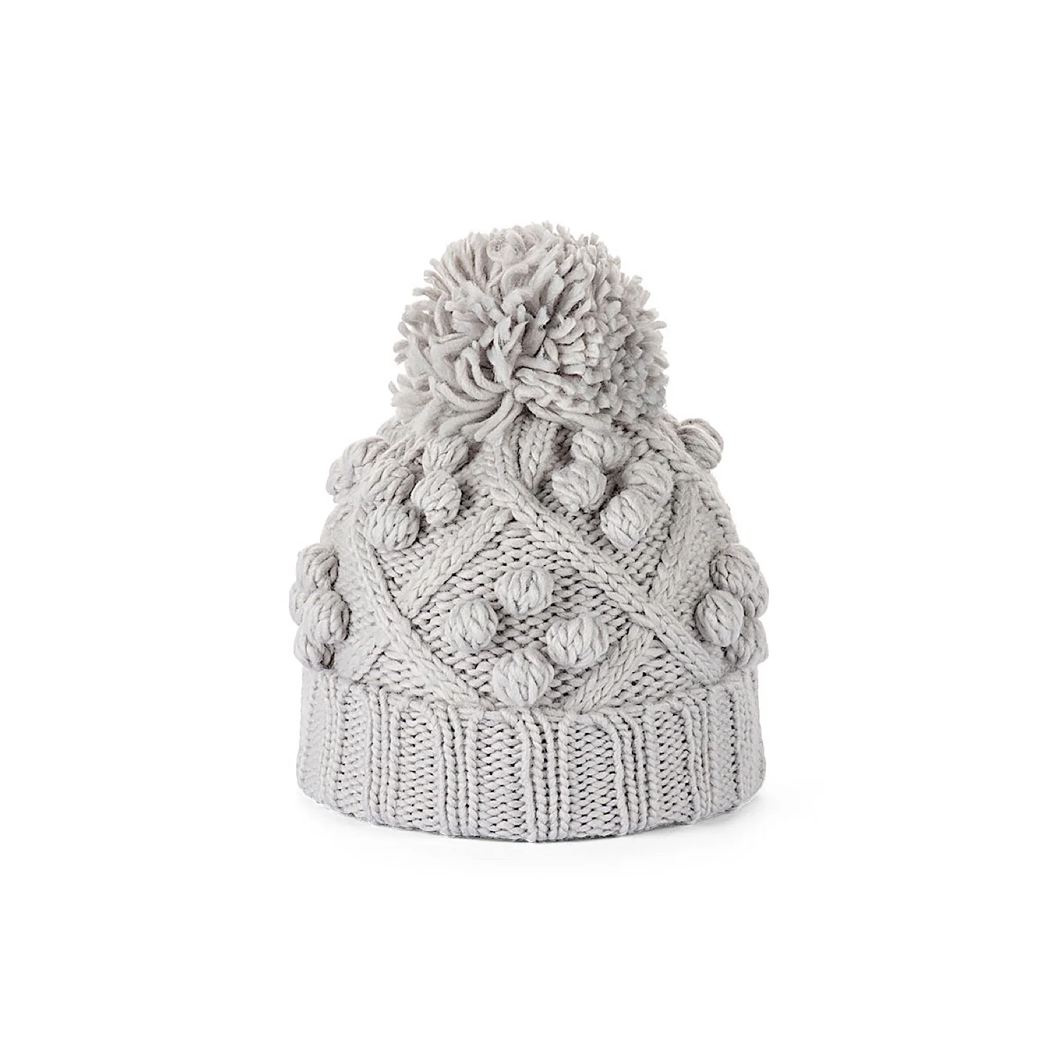 Avenel Chunky Knit Beanie - Grey