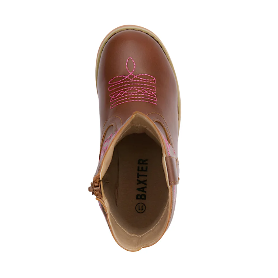 Baxter Junior Western Boots - Rose Pink - Image 3