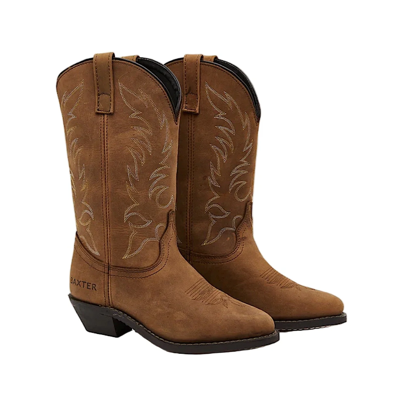 Baxter Women's Ladies Western Boot - Distressed Tan