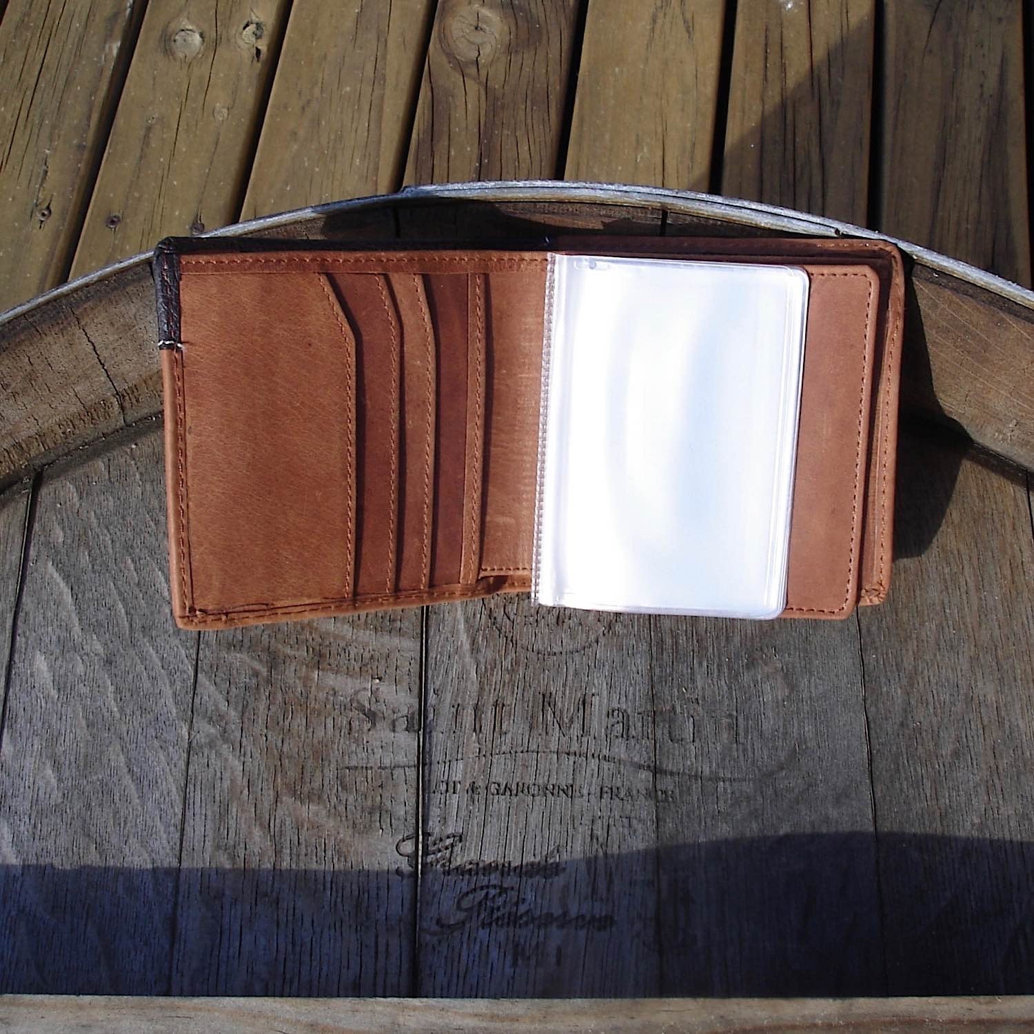 Ariat Bi Fold Wallet Brown WLT2109A - Image 2