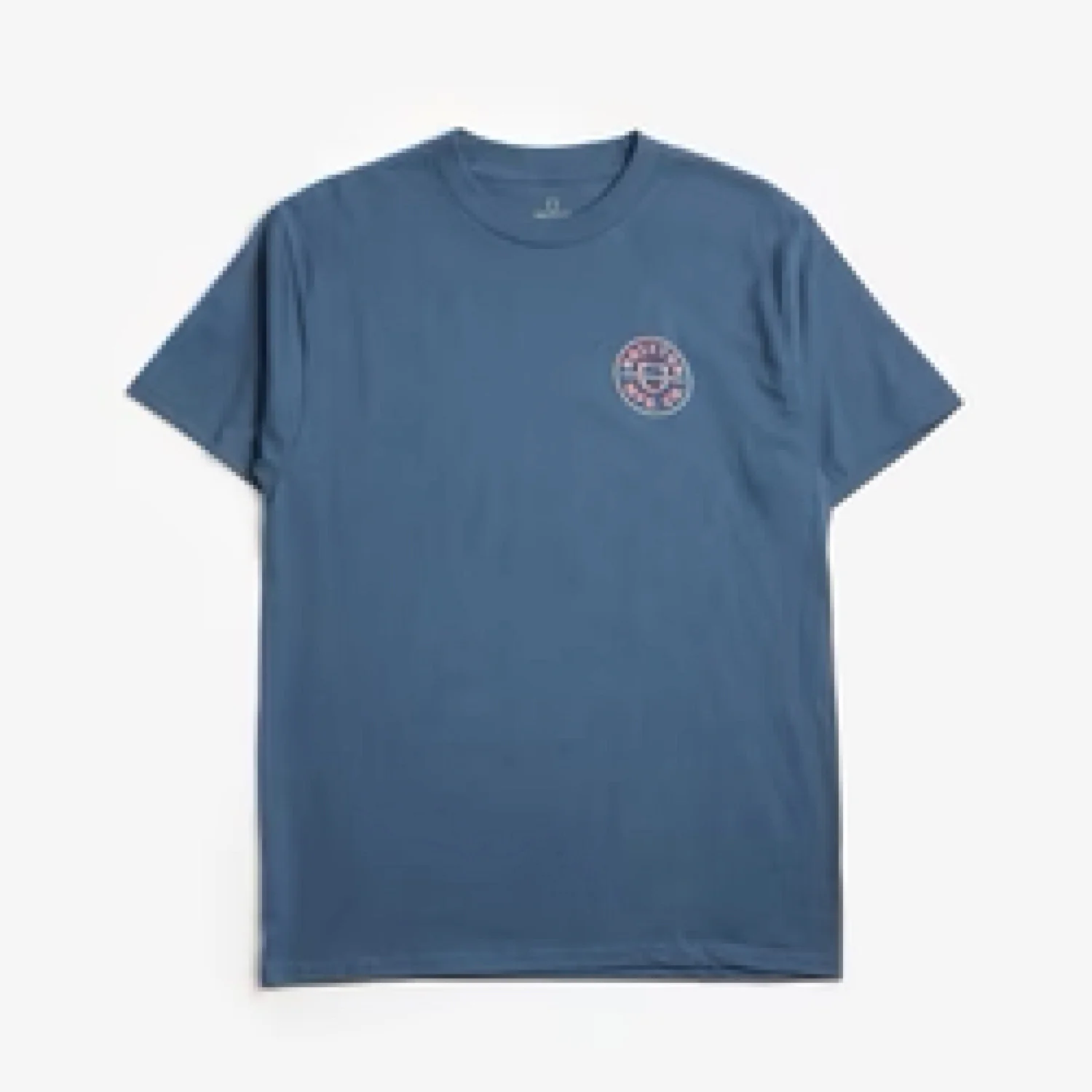 Brixton Men's Crest T-Shirt - Harbour Blue/Lava Red - Image 2