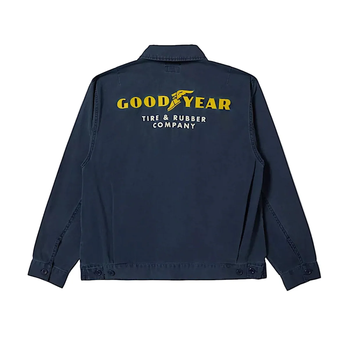 Brixton Unisex Goodyear Trademark Jacket - Washed Navy