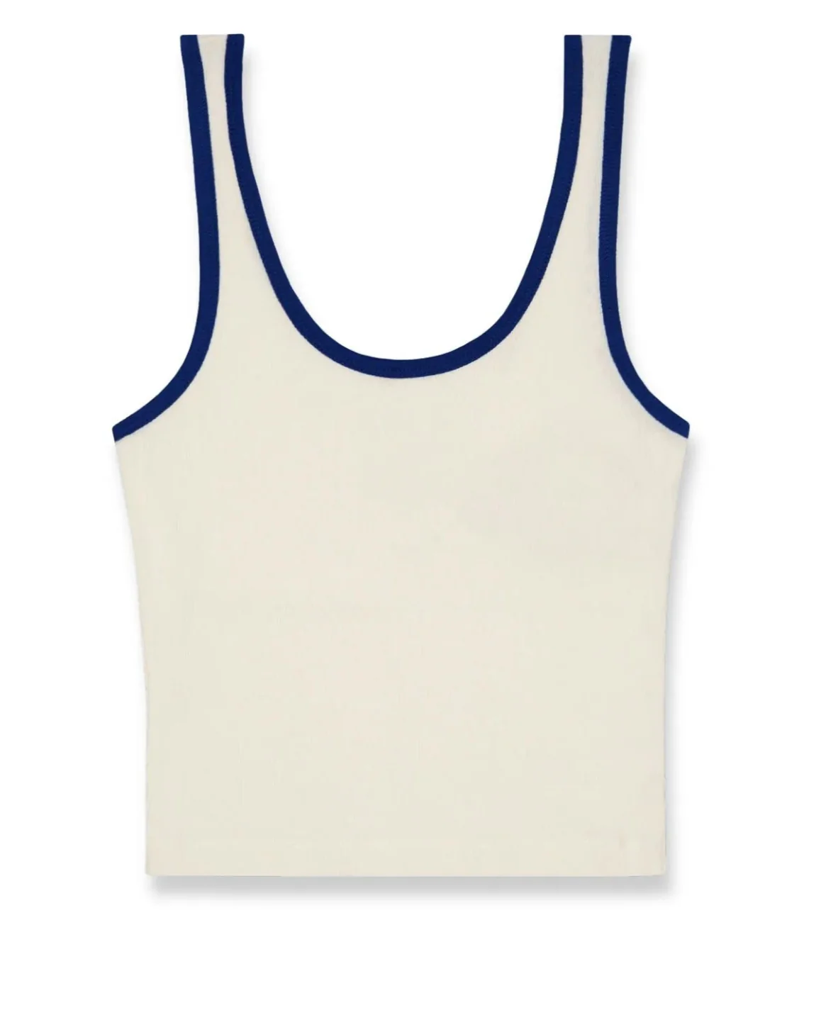 Brixton Women's Ford Banner Ringer A-Tank - Wimbleton White - Image 2