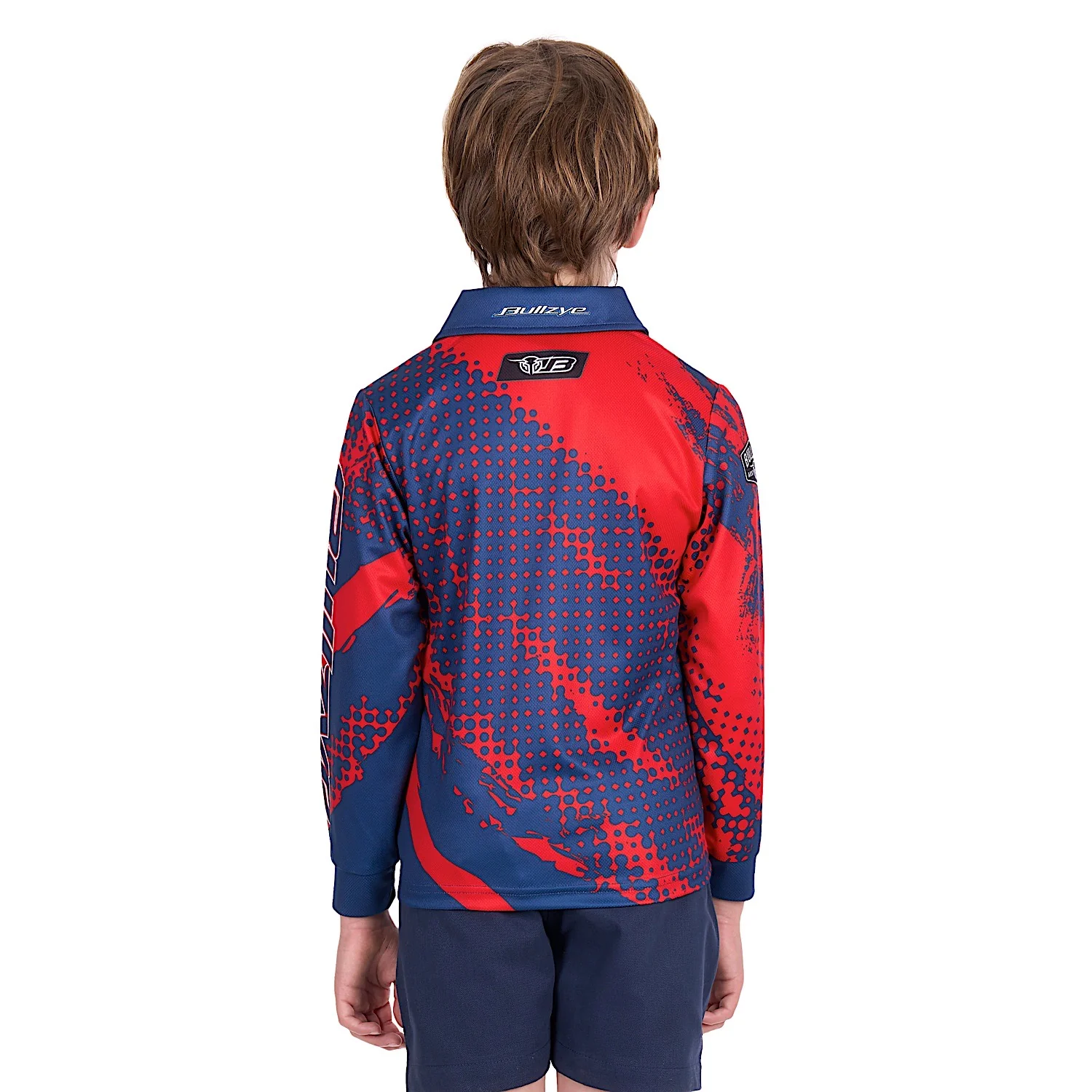 Bullzye Boy's Bullzye Long Sleeve Fishing Shirt - Multi - Image 4