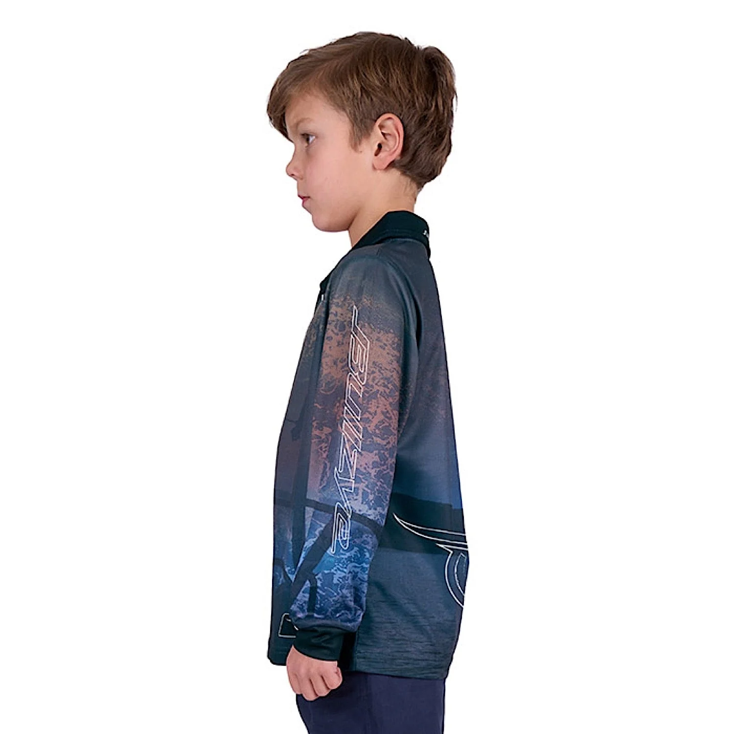 Bullzye Boy's Luke Long Sleeve Tee - Multi - Image 2