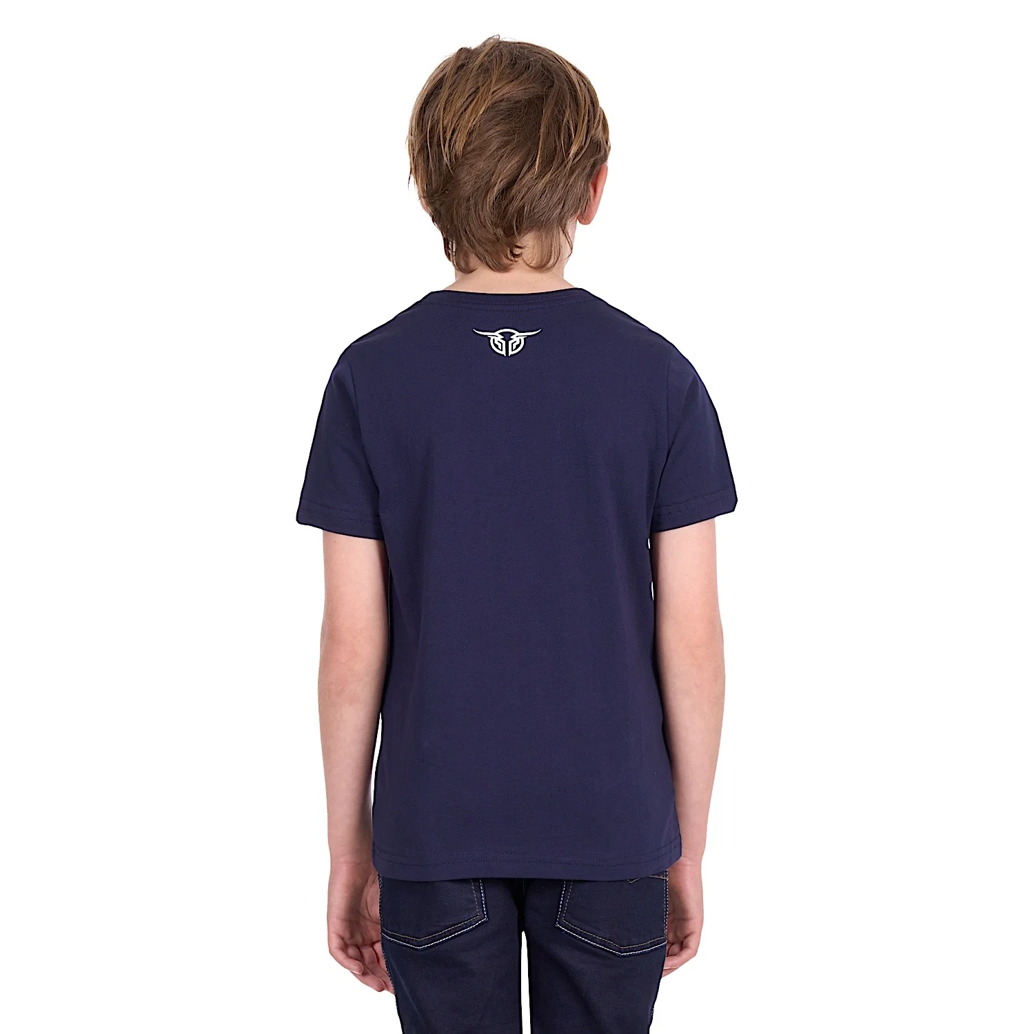 Bullzye Boy's Original T Shirt - Navy - Image 4