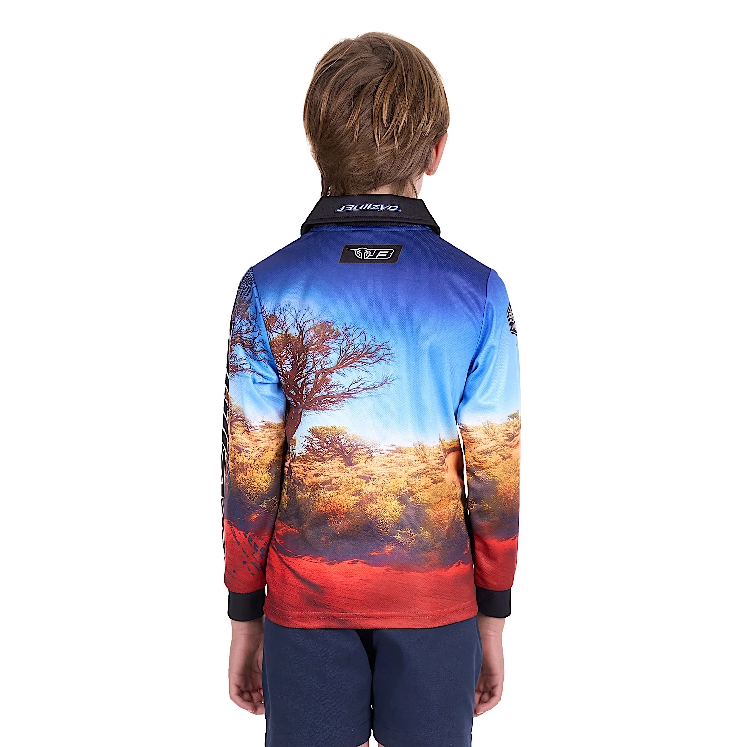 Bullzye Boy's Road Train Long Sleeve Fishing Shirt - Multi - Image 4