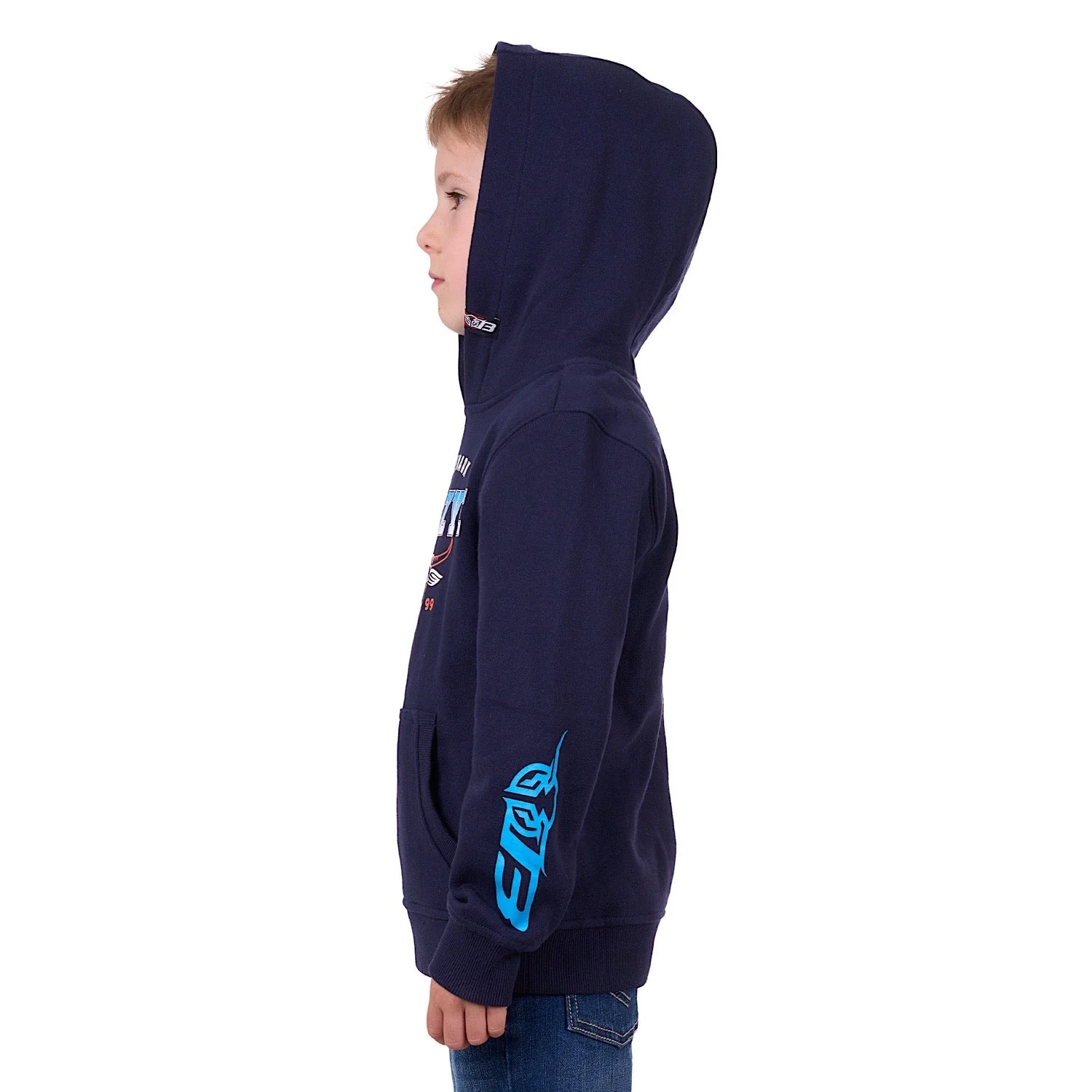 Bullzye Boy's Trade Pullover Hoodie - Navy - Image 5