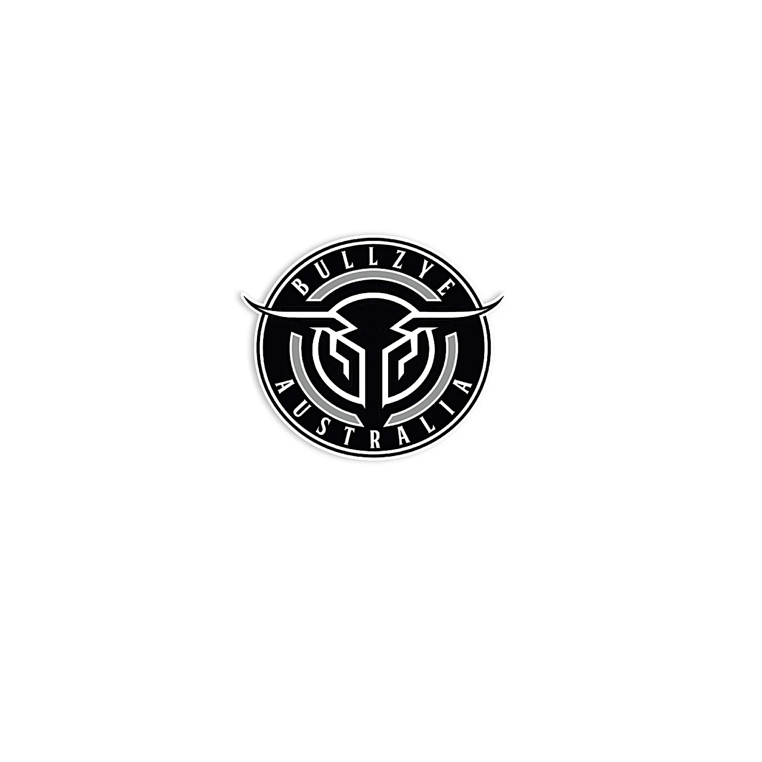 Bullzye Bullring Sticker Size B - Black
