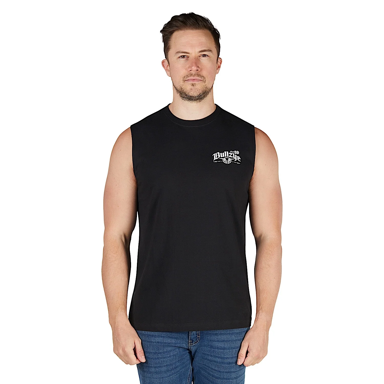 Bullzye Men's Brewin Dust Muscle Tank - Black