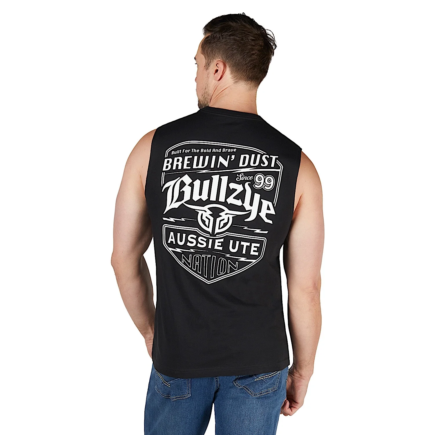 Bullzye Men's Brewin Dust Muscle Tank - Black - Image 2