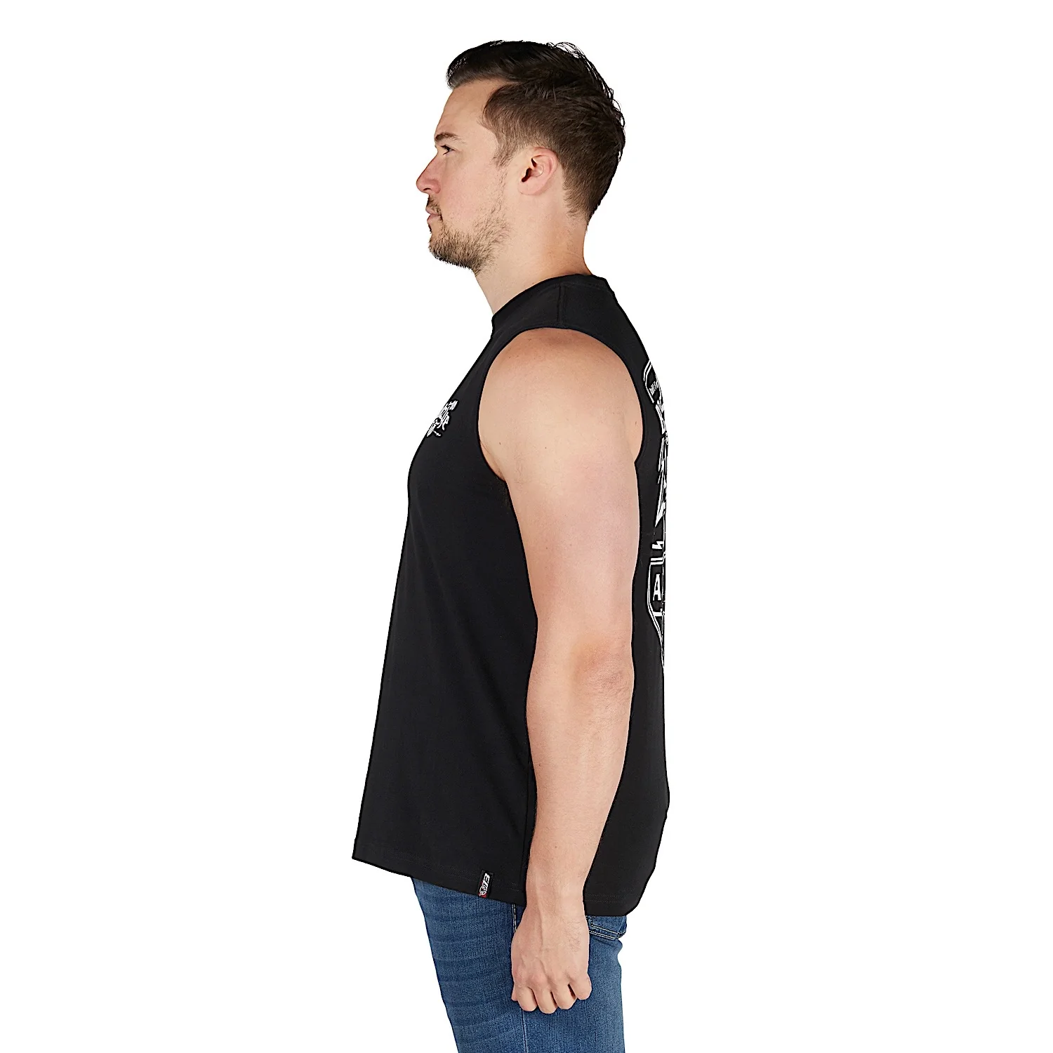Bullzye Men's Brewin Dust Muscle Tank - Black - Image 3