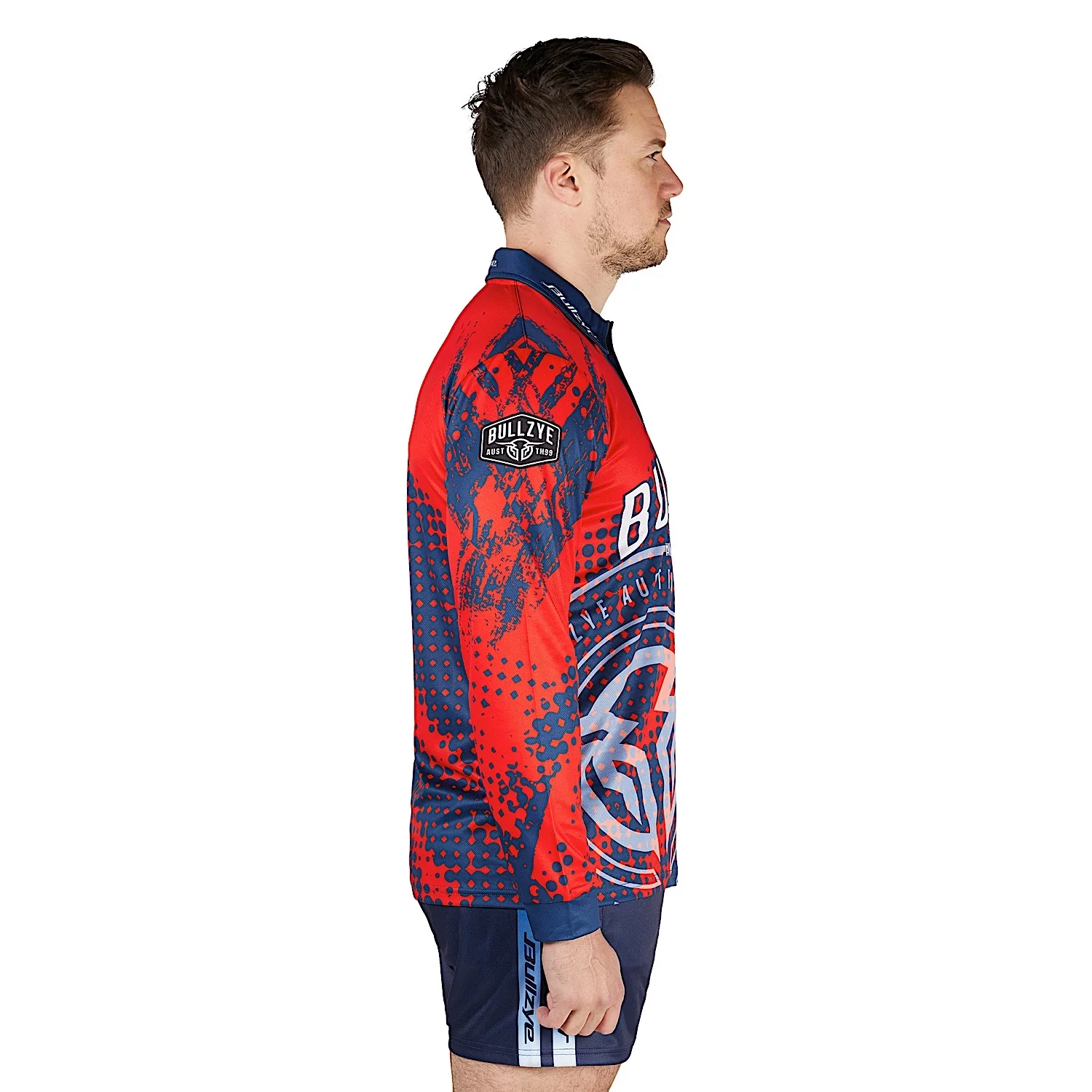 Bullzye Men's Bullzye Long Sleeve Fishing Shirt - Multi - Image 4