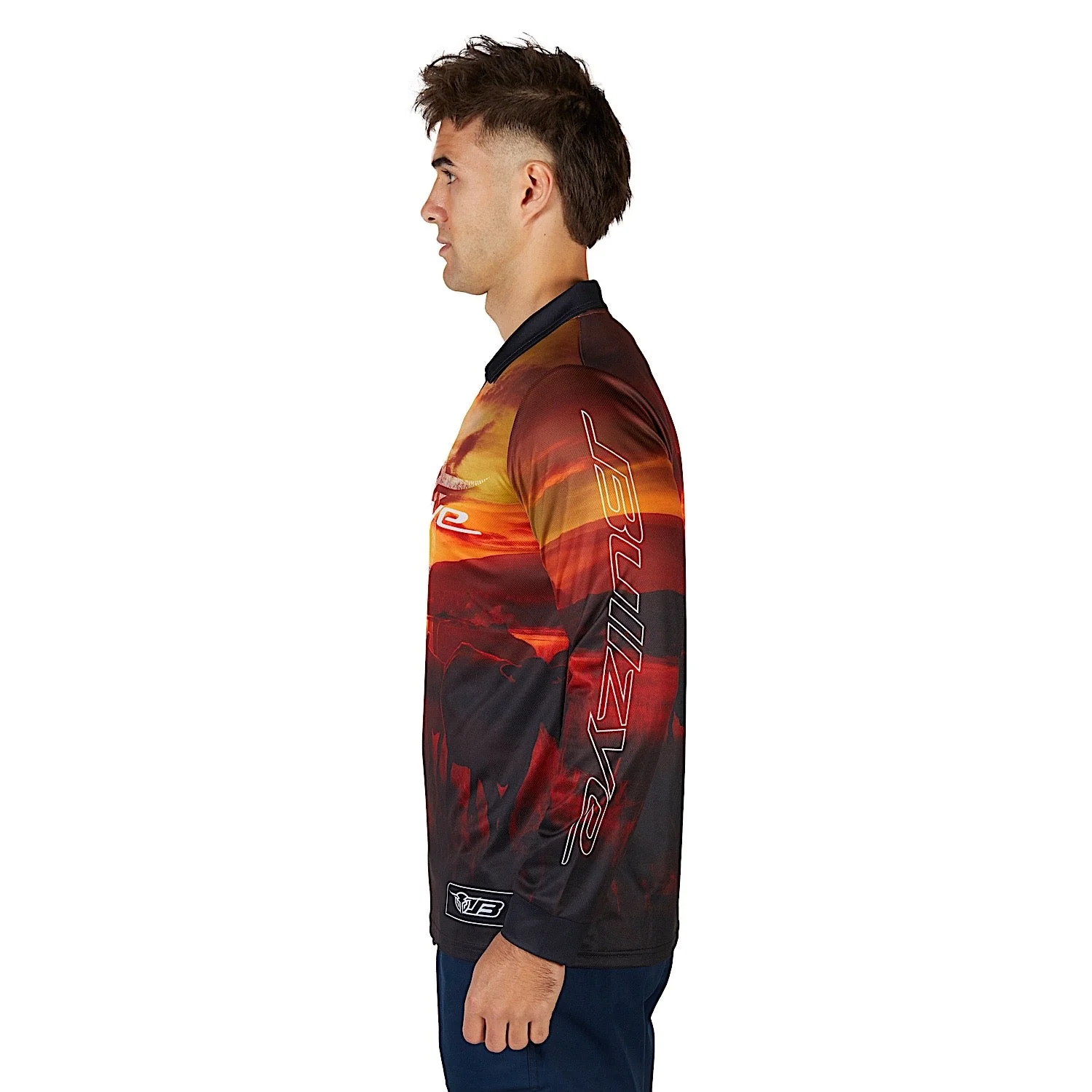 Bullzye Men's Cam Long Sleeve Tee - Multi - Image 3