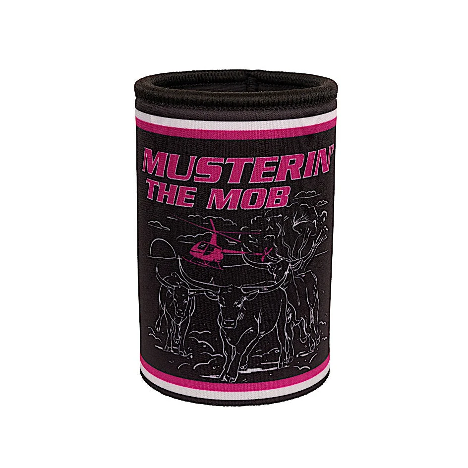 Bullzye Muster Stubby Holder - Black
