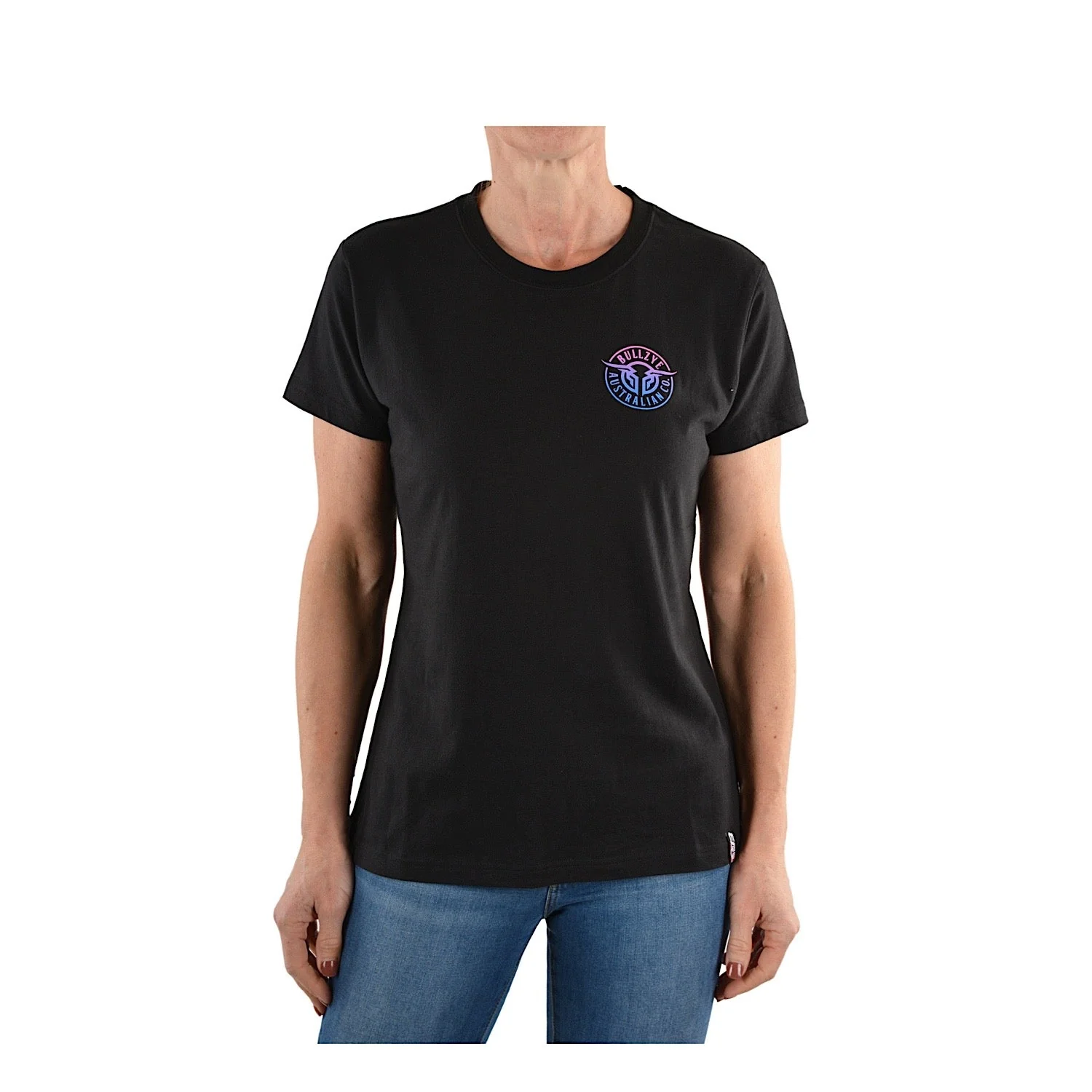 Bullzye Women's Bullring Tee - Black
