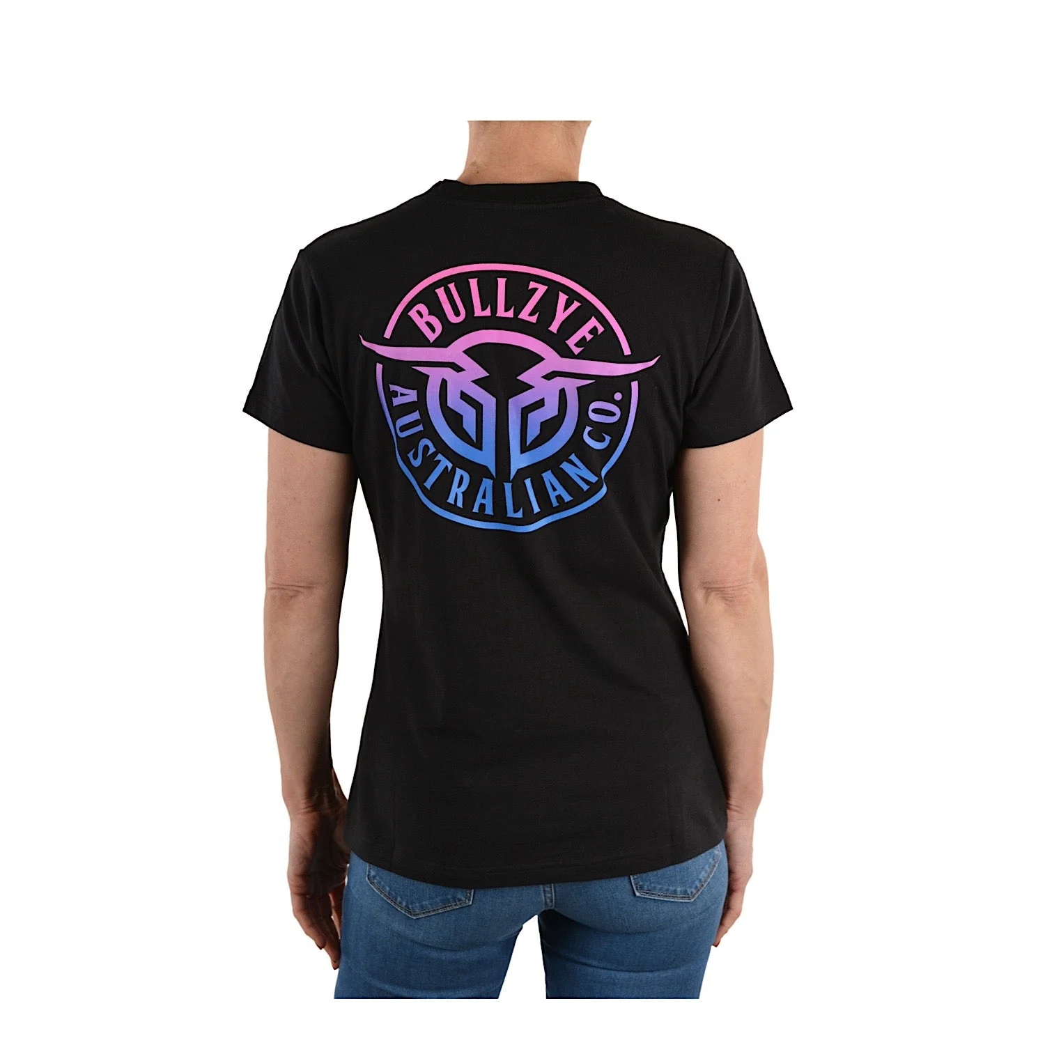Bullzye Women's Bullring Tee - Black - Image 2