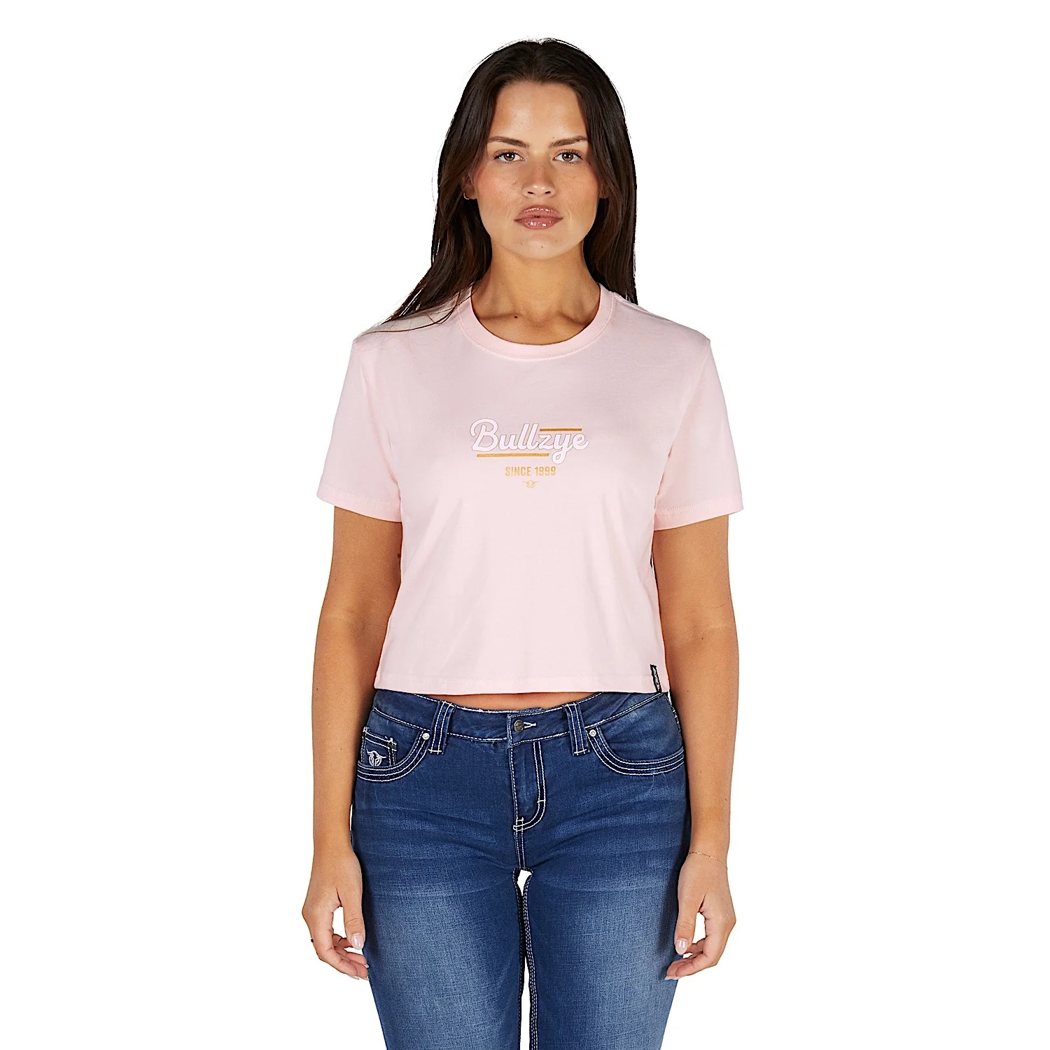Bullzye Women's Evie Crop T Shirt - Blush - Image 2