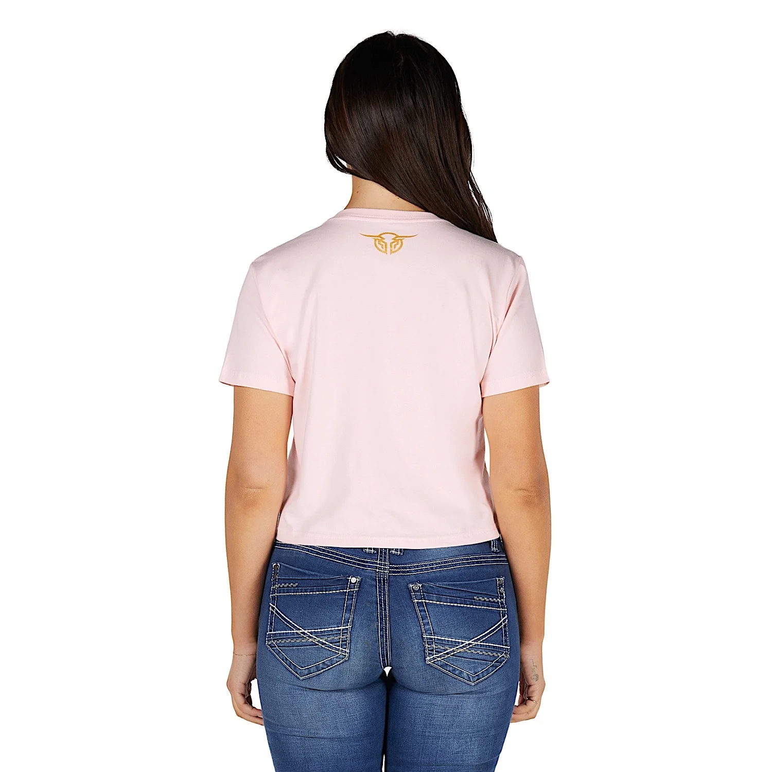 Bullzye Women's Evie Crop T Shirt - Blush - Image 4