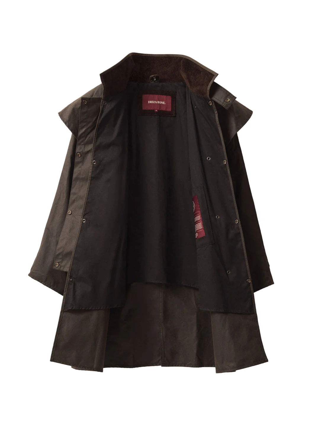Driza-Bone Heritage Ranger Oilskin Coat - Brown - Image 2