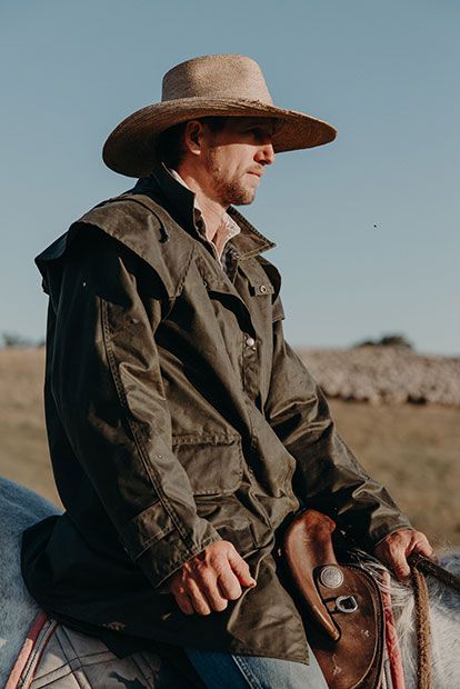 Driza-Bone Heritage Ranger Oilskin Coat - Brown - Image 8