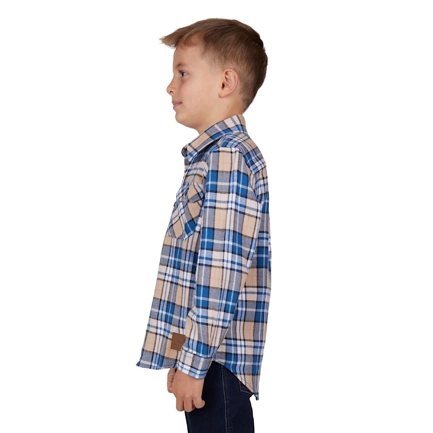 Dux-Bak Kids Lyle Thermal L/S Shirt Royal Blue - Image 2
