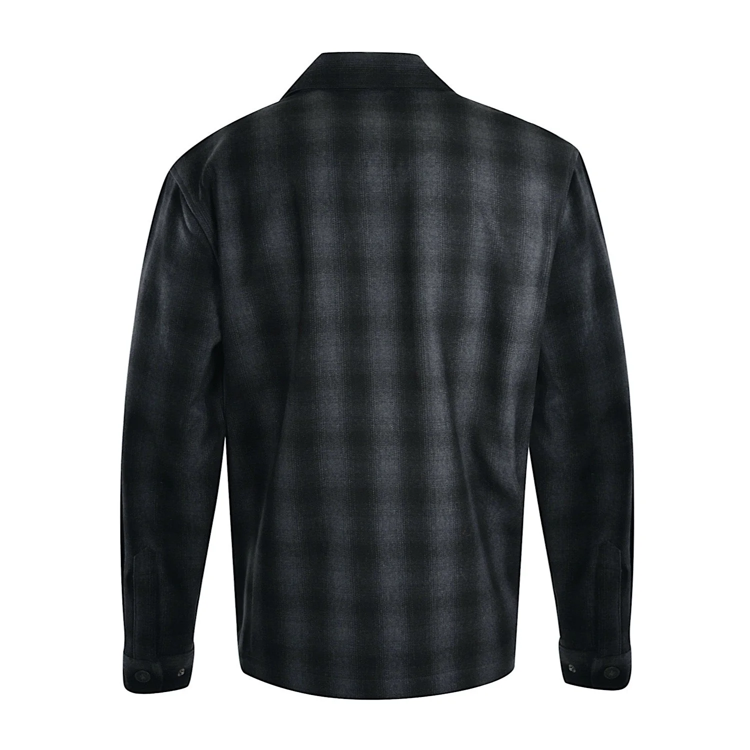 Dux-Bak Mens Mallard 1/4 Zip Overshirt Charcoal - Image 2