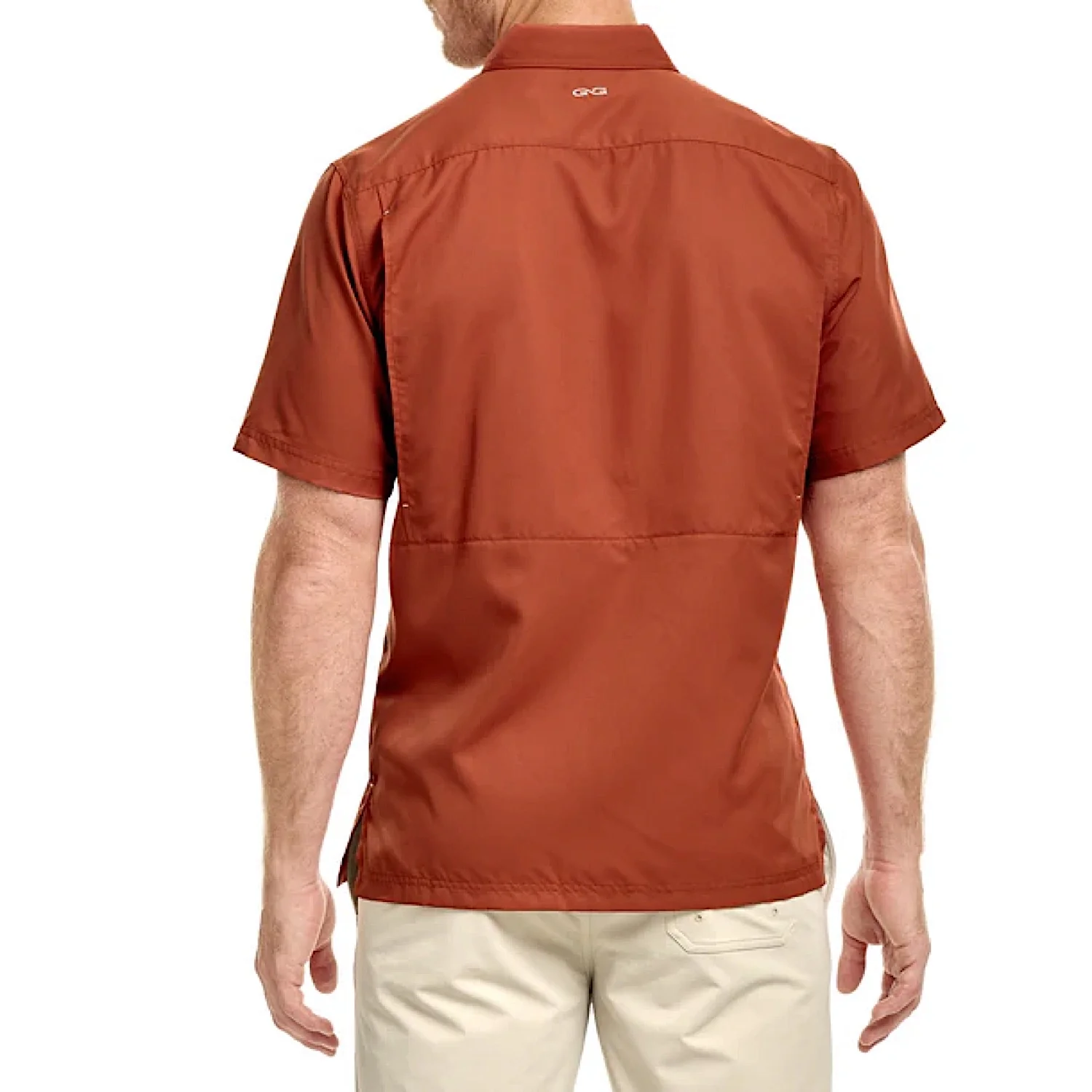 GameGuard Men's Shirt Short Sleeve Button Down - Copper Original - Image 3