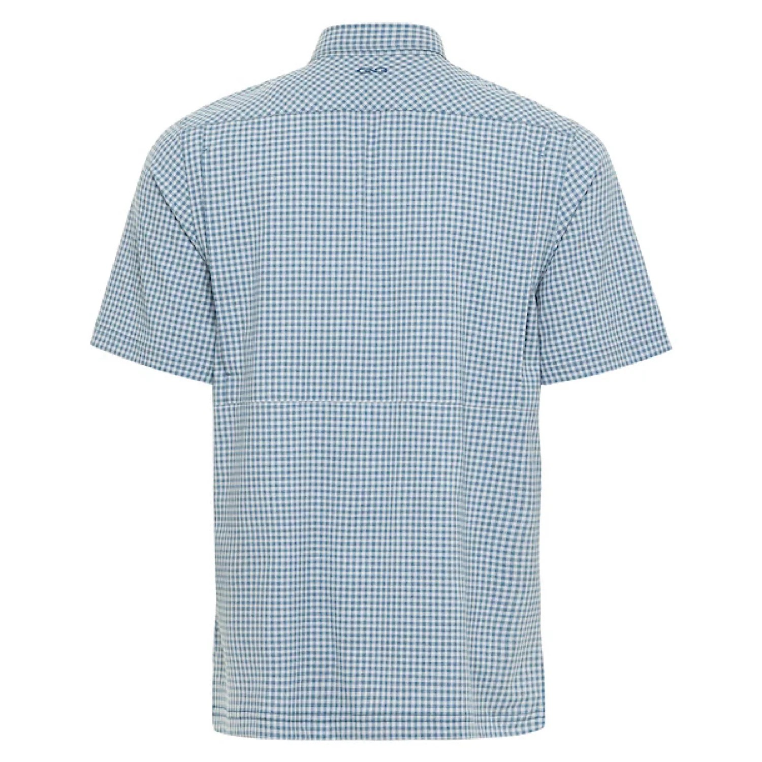 GameGuard Men's Shirt Short Sleeve Button Down - Wahoo TekCheck - Image 2