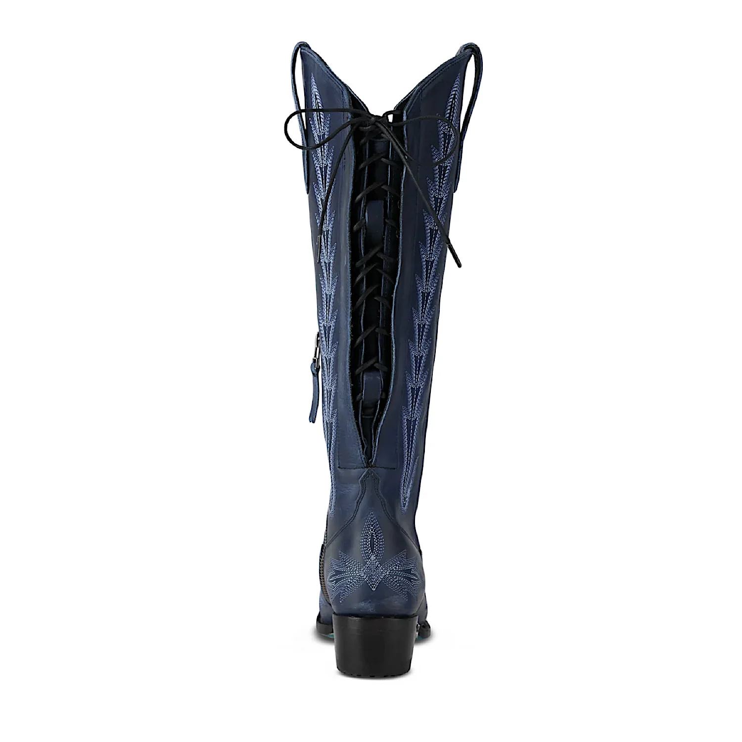 Lane Boots Lexington Knee High Corset - Midnight Navy - Image 7