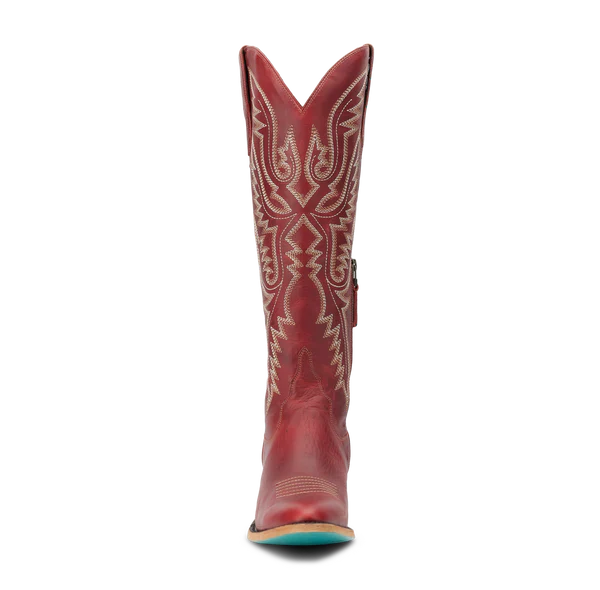 Lane Boots Monica Knee High Corset - Smoldering Ruby - Image 2