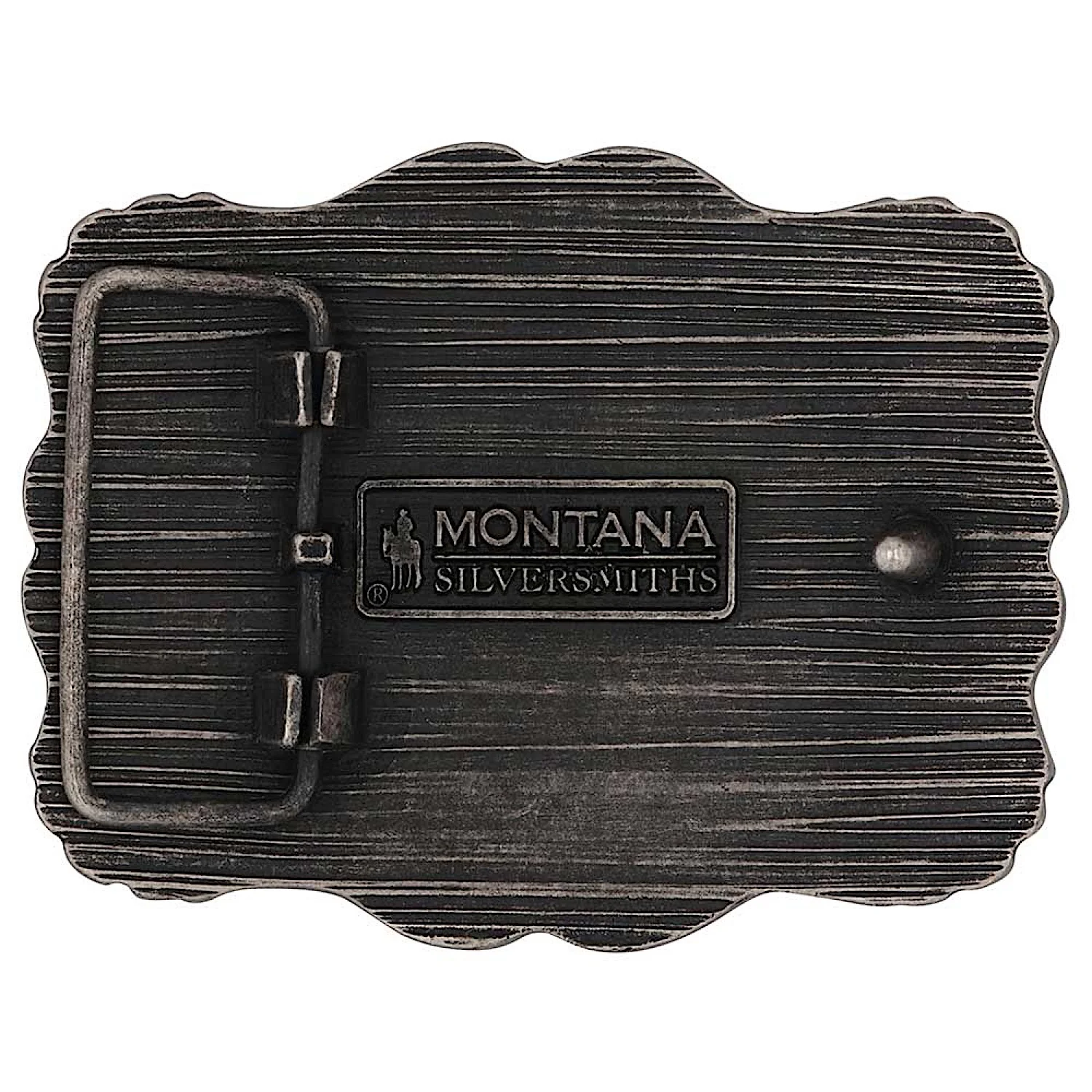 Montana Silversmiths Framed Longhorn Attitude Buckle - Image 3